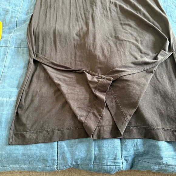 Cuyana V-neck Midi Pima Cotton Dress Size Small - Picture 9 of 14